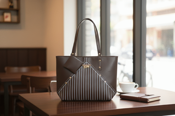 maroon handbag
