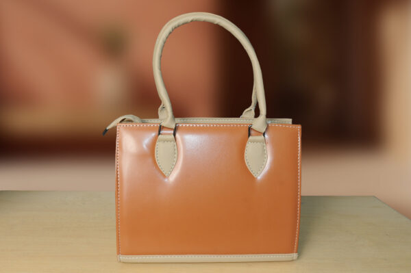 elegant light brown tote bag