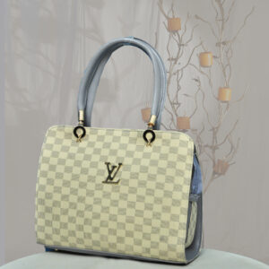 elegant cream tote style shoulder bag